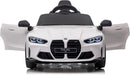 Macchina Elettrica per Bambini Licenza Ufficiale Bmw M4 10,8V 3,1Ah Bianco       