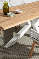 Tavolo 240x100x77h cm Ramsey Bianco