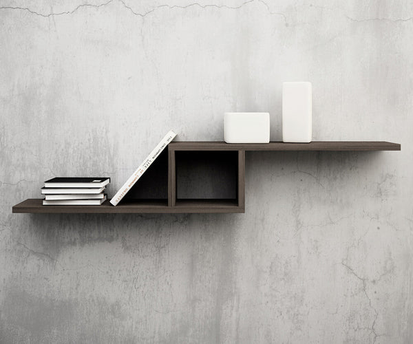 Etagère Double en Mélamine 160x18x22cm TFT Elle Mélèze Gris online