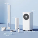 Condizionatore Portatile 9000 BTU 2,6 kW 4 in 1 31x35x68 cm Classe A con Telecomando Display LED e Timer 24H per 33 m² Bianco      