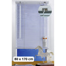 Tenda Veneziana a Nastro da 25 Mm Colore Bianco 80X170 Cm