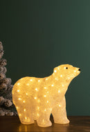 Orso con 80 Led H38 cm in Plastica