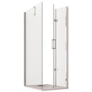 Box Doccia Angolare 1 Anta a Libro in Cristallo Trasparente 6mm H195 Bonussi Eloisa Varie Misure