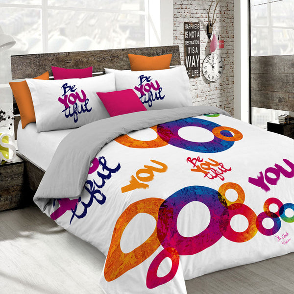 online Housse de couette double avec impression sur le sac et taies d'oreiller Kio603