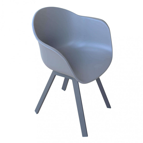 Fauteuil Maui 63x55x79 h cm en plastique anthracite acquista