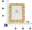 Cornice Rich 21,7x2x27 cm in Poliresina e Vetro Oro