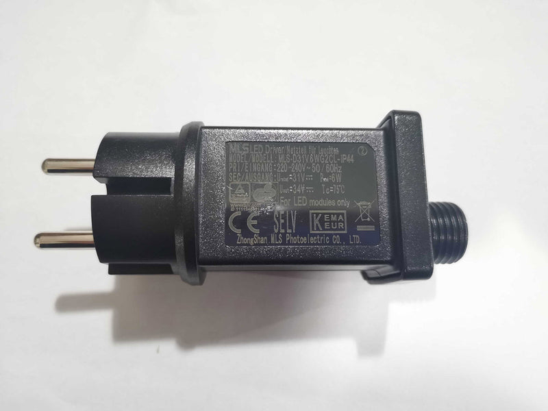 Luci di Natale filo 500 Led bianco caldo con controller 28m