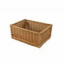 Cesta espositore in vimini rettangolare cm 45x30xh15