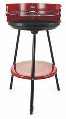 Barbecue a Carbone Carbonella Rotondo Ø42 cm Soriani Sun-day Rosso