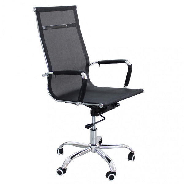 Fauteuil de bureau Kristy 60x60x115/125 h cm en polyuréthane noir online