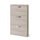 Scarpiera Serena 108x65x15 cm 3 ante olmo