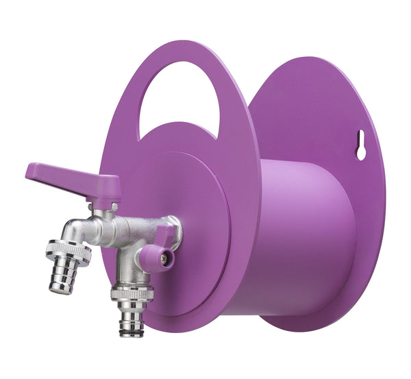 Portatubo da Muro in Metallo con Rubinetto a Doppia Uscita Belfer 42/MU Viola online