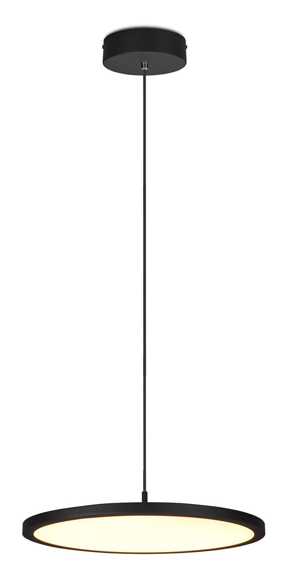Lampada a Sospensione da Interno a LED in Metallo Nero Opaco online