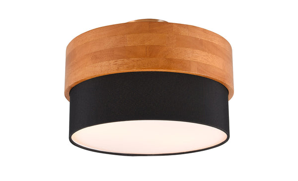 Plafoniera da Interno Attacco E14 in Metallo Nichel Satinato acquista