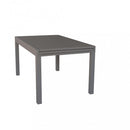 Tavolo Allungabile Hawaii 135/270x90x75 h cm in Alluminio Taupe