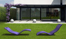 Lettino Chaise Longue da Esterno Giardino Seduta a Terra Arkema Serendipity Grigio Antracite