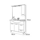 Mobile bagno Bolsena 105 con specchio