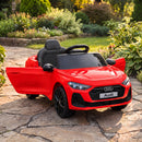 Macchina Elettrica per Bambini 12 V Audi A5L 101x55x43 cm con Telecomando e 2 Motori in PP Rosso      