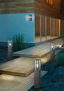 Applique da Esterno  E27 in Pressofusione di alluminio Antracite