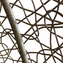 Dondolo Pensile da Giardino Giglio in Acciaio Marrone