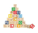 Playset pedagogico 30 pz in legno cubi 3x3 cm con animali lettere e numeri