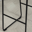 Set 2 Sgabelli da Bar con Poggiapiedi 44x50x109 cm in Pelle PU Marrone Scuro 