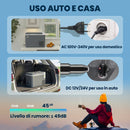 Frigorifero da Auto Portatile 25 L 58x33x38,3 cm con Congelatore e Controllo App in HDPE Grigio      
