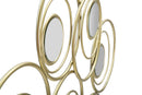 Pannello da Muro Mirror Simply 90x1,95x55 cm in Ferro MDF e Specchio Oro