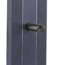 Doccia Solare da Giardino 30L Miscelatore e Lavapiedi Sined Lea Grigia