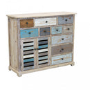 Mobile Greg 108x38x89 h cm in Legno Multicolor