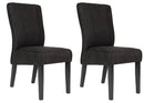 Set 2 Sedie 46x99x63 cm Roxanne Yuma 16 Antracite