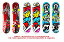 Skateboard con Tavola 80 cm in Legno Concava Double Drago Fish Grab