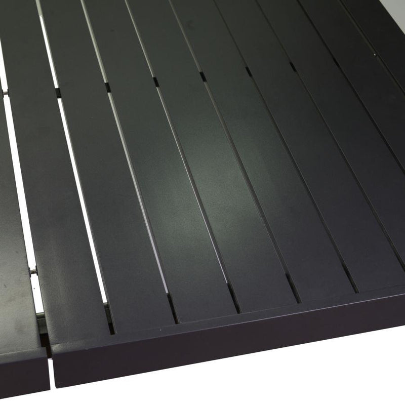 Tavolo Allungabile da Giardino 180/240x100xh75 cm in Alluminio Cleveland Antracite