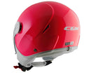 Casco Demi-Jet per Bambini Visiera Sagomata CGM Magic Mono 205A Rosa Fluo Varie Misure
