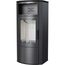 Stufa a Legna 11KW in Acciaio Flig Vancouver Nera