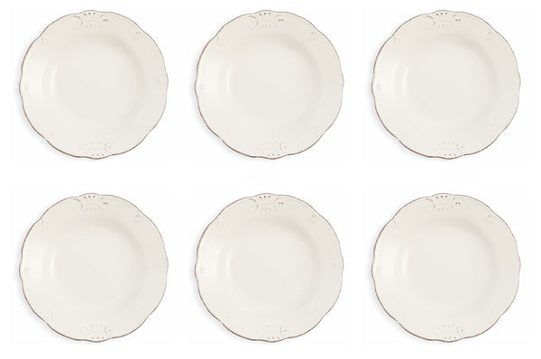 sconto Set de 6 Assiettes Creuses Ø23x4 cm en Gres VdE Tivoli 1996 Duchessa Bianchi