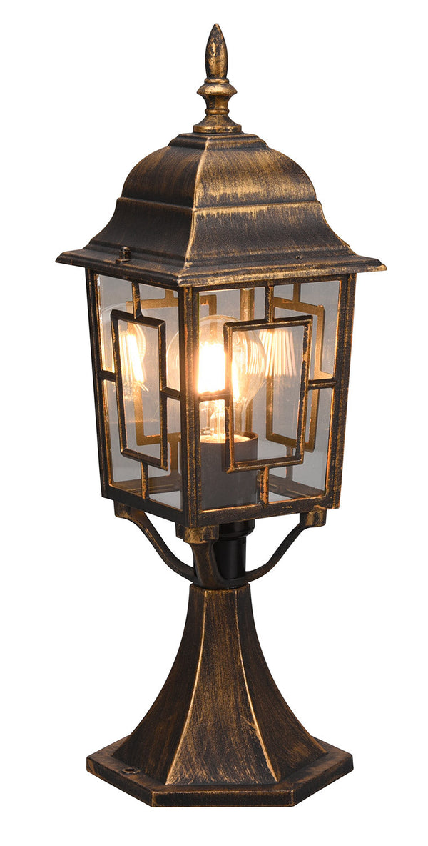 online Lampada Palo da Esterno Attacco E27 in Alluminio Ruggine