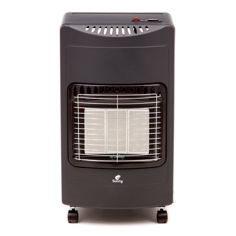 Stufa a Gas Gpl Nera da Interno Infrarossi 4200W 15Kg