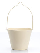 Secchiello per Rubinetti Porta-Secchio 25x23x18 cm in Alluminio Belfer 42/SC Avorio