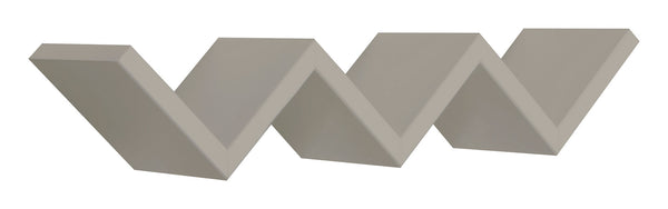 acquista Etagère murale bibliothèque Zigzag 56x15,5 cm en bois fibre Lightning Lightning taupe