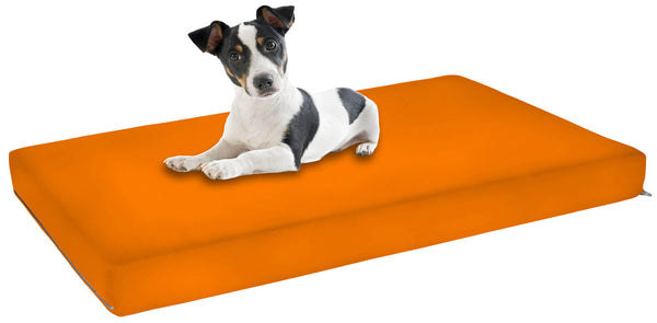 online Matelas Rembourré pour Chiens et Chats Orange Différentes Tailles