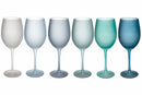 Set 6 Calici Frosted in Vetro 550 ml Villa d'Este Home Tivoli Happy Hour