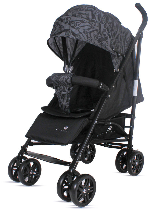 Poussette pliante Barotti Zoom pour enfants noir/gris sconto