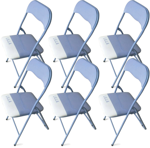 Lot de 6 chaises pliantes en métal Soriani Lilla acquista