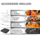 Friggitrice Ad Aria Calda 12Lt Aerofryer Digitale 1800W Frigge Cuoce Senza Olio Alpina