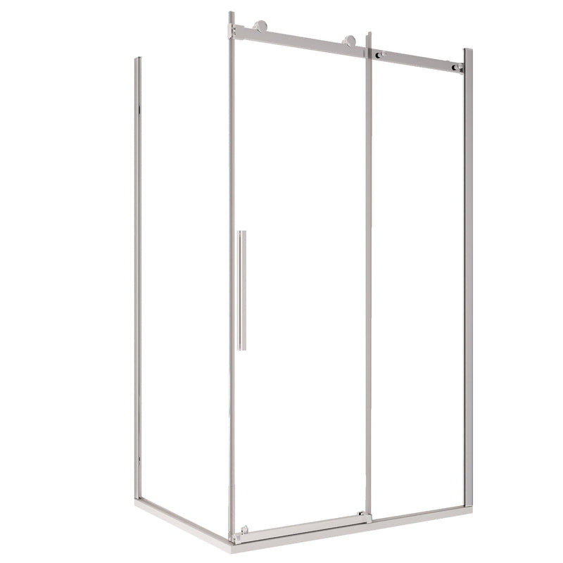 Box Doccia Angolare 1 Anta Scorrevole in Cristallo Trasparente 8mm H195 Bonussi Elise 3.0 Varie Misure