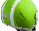 Casco Demi-Jet per Bambini Visiera Lunga CGM Tampa 206L Verde