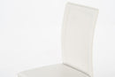 Set 4 Sedie 41x39xH90 cm in Similcuoio Net Bianco