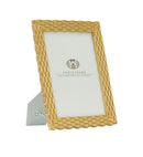 Cornice Chain Glam 19,3x1,5x24,3 cm in Poliresina e Vetro Oro