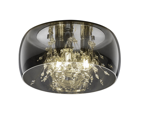 Plafoniera da Interno Attacco E14 in Vetro Cromo online